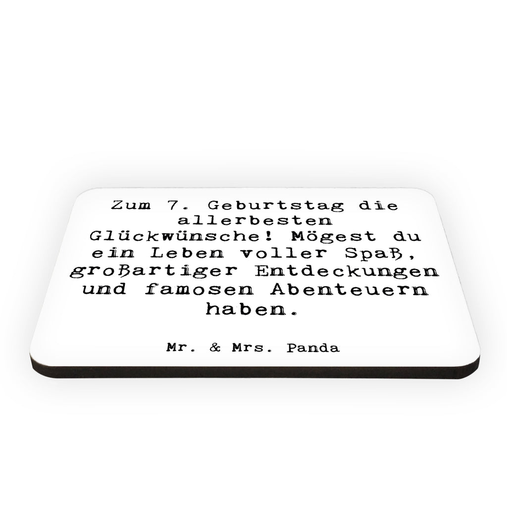 Magnet Spruch 7. Geburtstag Kühlschrankmagnet, Pinnwandmagnet, Souvenir Magnet, Motivmagnete, Dekomagnet, Whiteboard Magnet, Notiz Magnet, Kühlschrank Dekoration, Geburtstag, Geburtstagsgeschenk, Geschenk