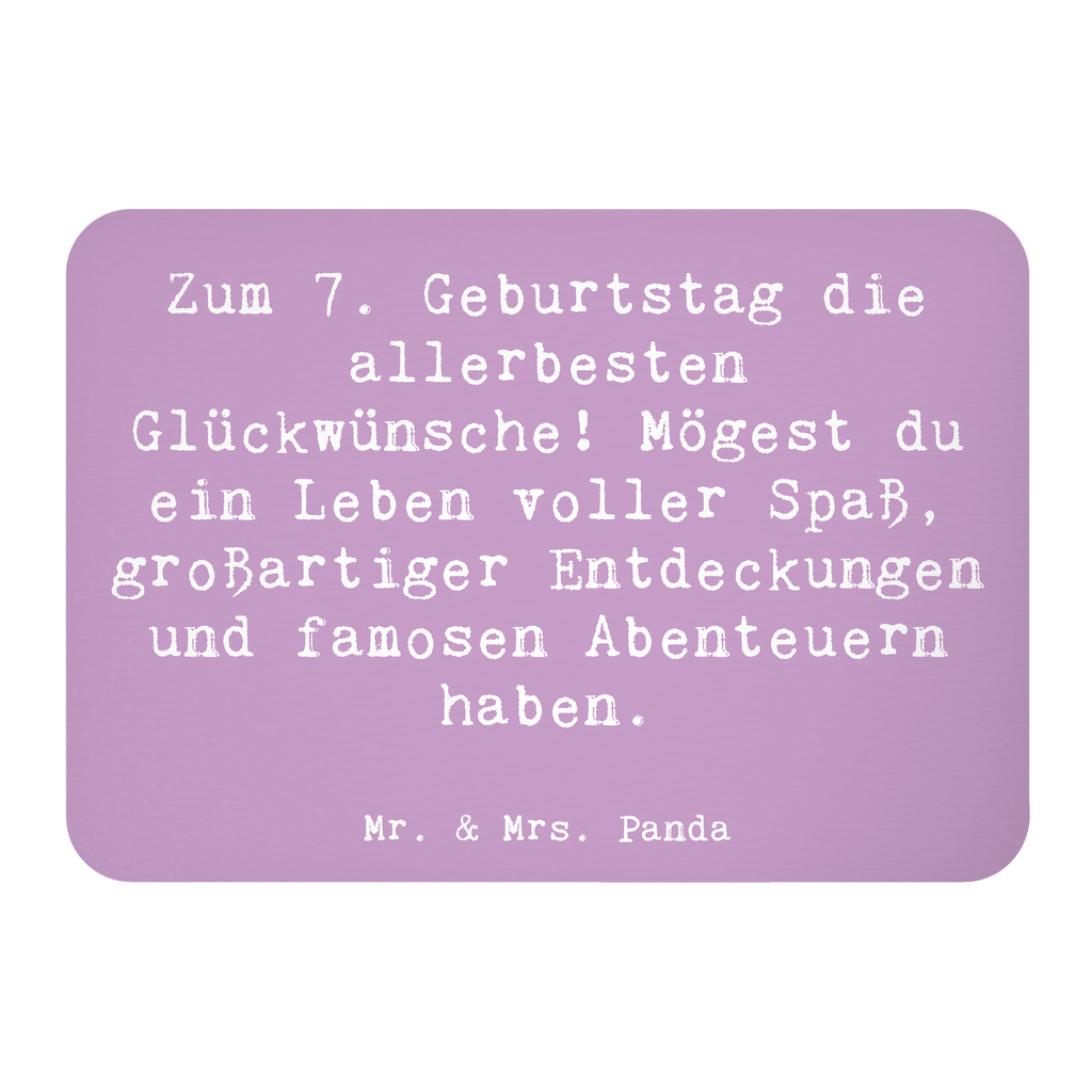 Magnet Spruch 7. Geburtstag Kühlschrankmagnet, Pinnwandmagnet, Souvenir Magnet, Motivmagnete, Dekomagnet, Whiteboard Magnet, Notiz Magnet, Kühlschrank Dekoration, Geburtstag, Geburtstagsgeschenk, Geschenk