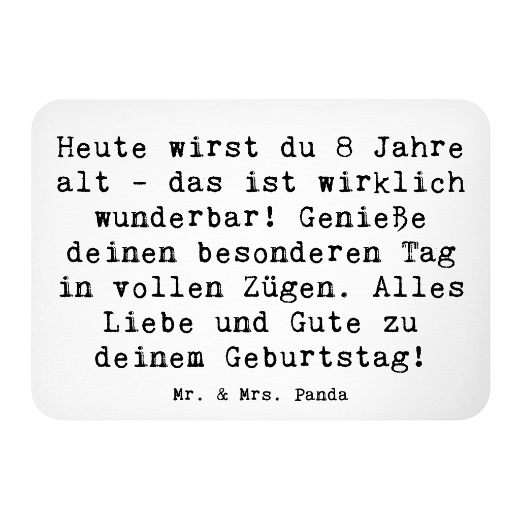 Magnet Spruch 8. Geburtstag Feier Kühlschrankmagnet, Pinnwandmagnet, Souvenir Magnet, Motivmagnete, Dekomagnet, Whiteboard Magnet, Notiz Magnet, Kühlschrank Dekoration, Geburtstag, Geburtstagsgeschenk, Geschenk