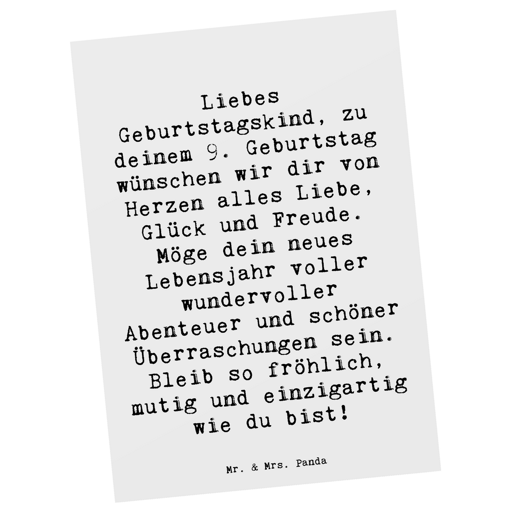 Postkarte Spruch 9. Geburtstag Glück Postkarte, Karte, Geschenkkarte, Grußkarte, Einladung, Ansichtskarte, Geburtstagskarte, Einladungskarte, Dankeskarte, Ansichtskarten, Einladung Geburtstag, Einladungskarten Geburtstag, Geburtstag, Geburtstagsgeschenk, Geschenk