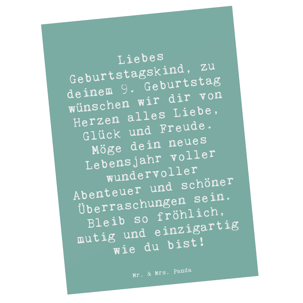 Postkarte Spruch 9. Geburtstag Glück Postkarte, Karte, Geschenkkarte, Grußkarte, Einladung, Ansichtskarte, Geburtstagskarte, Einladungskarte, Dankeskarte, Ansichtskarten, Einladung Geburtstag, Einladungskarten Geburtstag, Geburtstag, Geburtstagsgeschenk, Geschenk