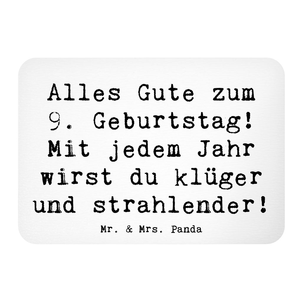 Magnet Spruch 9. Geburtstag Wünsche Kühlschrankmagnet, Pinnwandmagnet, Souvenir Magnet, Motivmagnete, Dekomagnet, Whiteboard Magnet, Notiz Magnet, Kühlschrank Dekoration, Geburtstag, Geburtstagsgeschenk, Geschenk