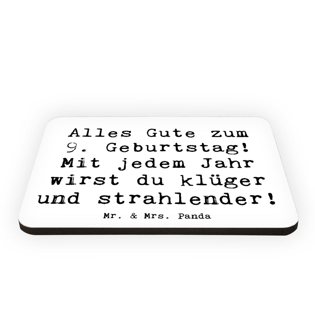 Magnet Spruch 9. Geburtstag Wünsche Kühlschrankmagnet, Pinnwandmagnet, Souvenir Magnet, Motivmagnete, Dekomagnet, Whiteboard Magnet, Notiz Magnet, Kühlschrank Dekoration, Geburtstag, Geburtstagsgeschenk, Geschenk