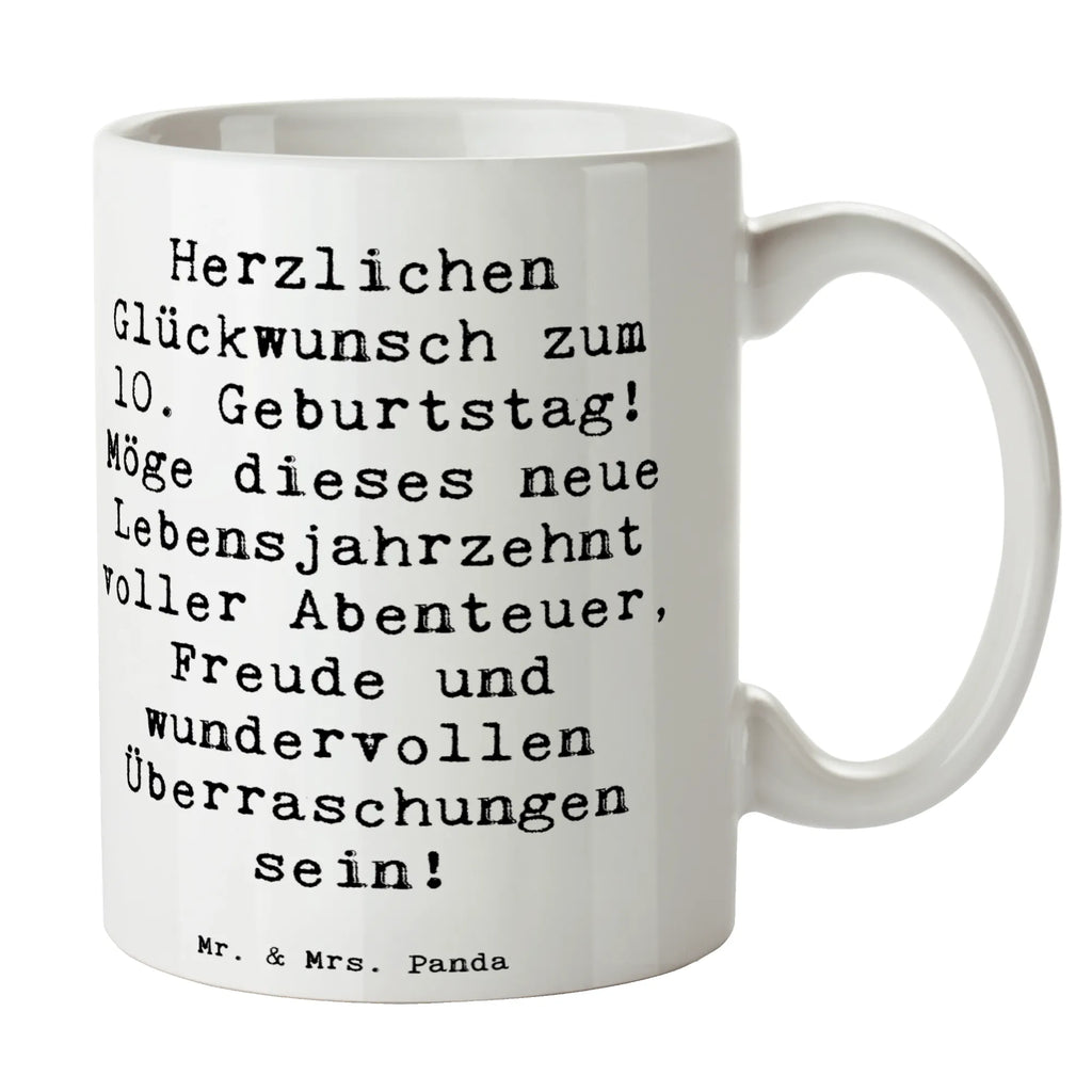 Tasse Spruch 10. Geburtstag Tasse, Kaffeetasse, Teetasse, Becher, Kaffeebecher, Teebecher, Keramiktasse, Porzellantasse, Büro Tasse, Geschenk Tasse, Tasse Sprüche, Tasse Motive, Kaffeetassen, Tasse bedrucken, Designer Tasse, Cappuccino Tassen, Schöne Teetassen, Geburtstag, Geburtstagsgeschenk, Geschenk