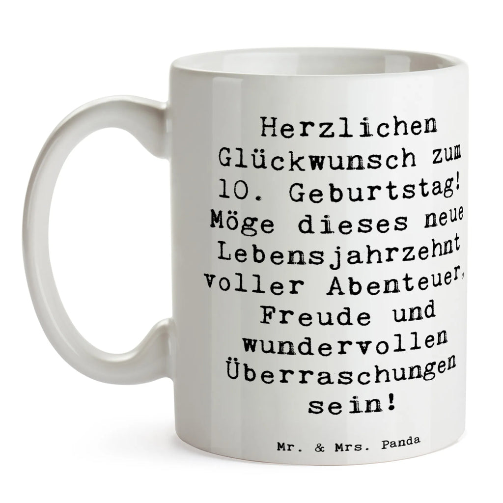 Tasse Spruch 10. Geburtstag Tasse, Kaffeetasse, Teetasse, Becher, Kaffeebecher, Teebecher, Keramiktasse, Porzellantasse, Büro Tasse, Geschenk Tasse, Tasse Sprüche, Tasse Motive, Kaffeetassen, Tasse bedrucken, Designer Tasse, Cappuccino Tassen, Schöne Teetassen, Geburtstag, Geburtstagsgeschenk, Geschenk