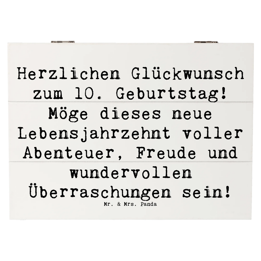 Holzkiste Spruch 10. Geburtstag Holzkiste, Kiste, Schatzkiste, Truhe, Schatulle, XXL, Erinnerungsbox, Erinnerungskiste, Dekokiste, Aufbewahrungsbox, Geschenkbox, Geschenkdose, Geburtstag, Geburtstagsgeschenk, Geschenk