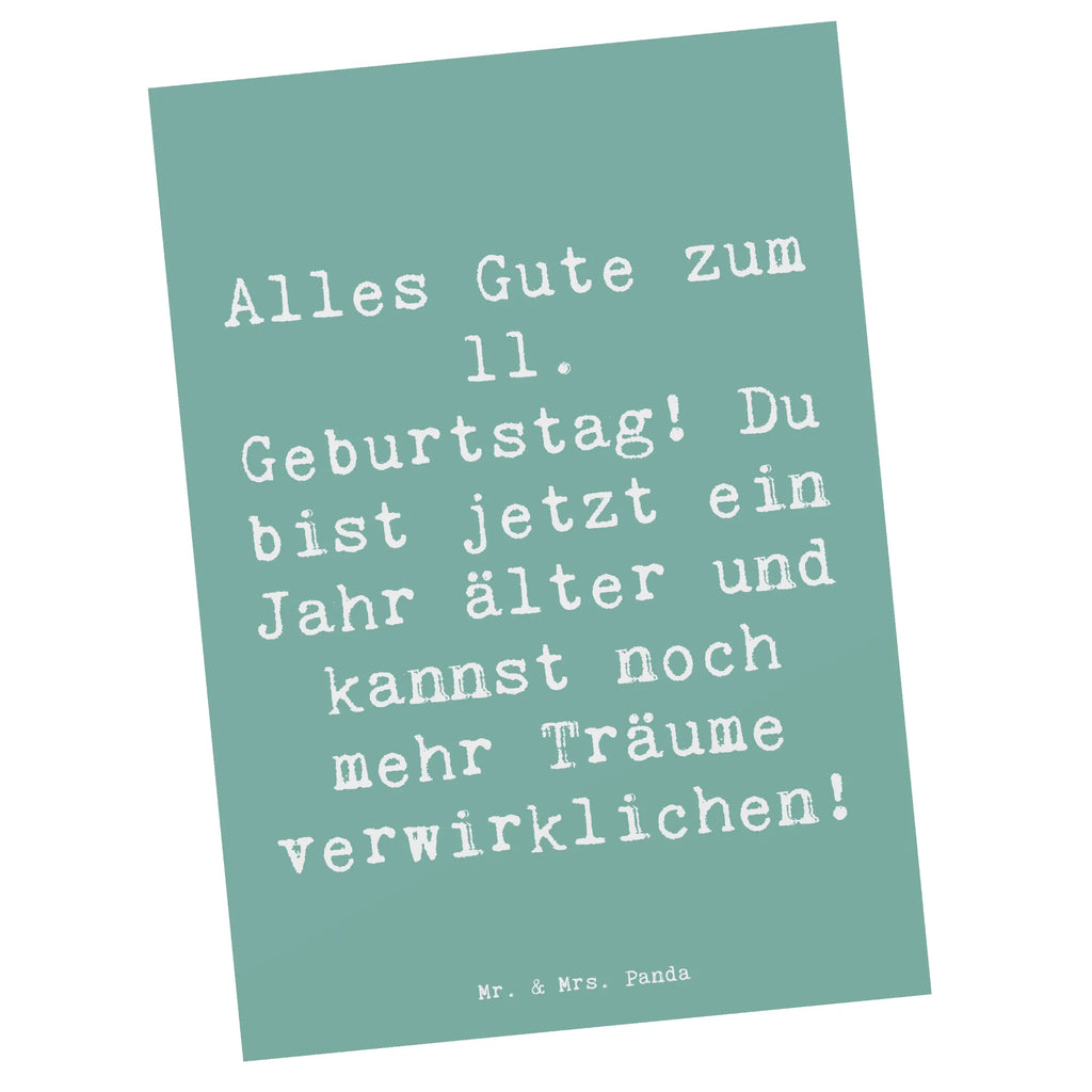 Postkarte Spruch 11. Geburtstag Postkarte, Karte, Geschenkkarte, Grußkarte, Einladung, Ansichtskarte, Geburtstagskarte, Einladungskarte, Dankeskarte, Ansichtskarten, Einladung Geburtstag, Einladungskarten Geburtstag, Geburtstag, Geburtstagsgeschenk, Geschenk