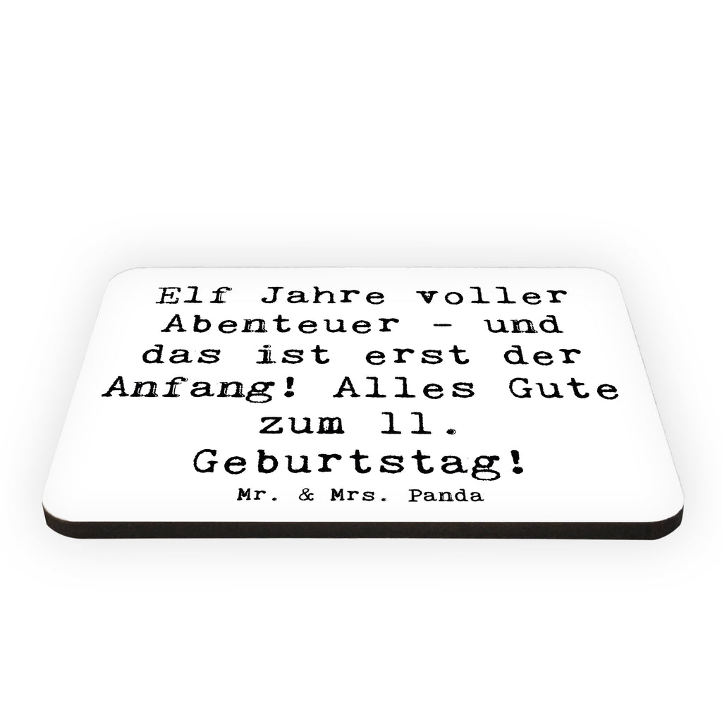 Magnet Spruch 11. Geburtstag Abenteuer Kühlschrankmagnet, Pinnwandmagnet, Souvenir Magnet, Motivmagnete, Dekomagnet, Whiteboard Magnet, Notiz Magnet, Kühlschrank Dekoration, Geburtstag, Geburtstagsgeschenk, Geschenk