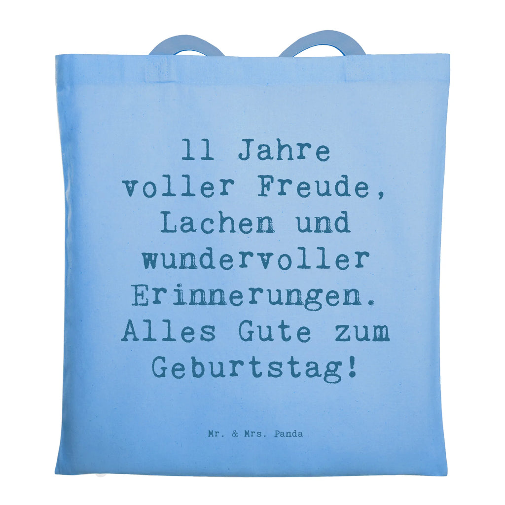 Tragetasche Spruch 11. Geburtstag Beuteltasche, Beutel, Einkaufstasche, Jutebeutel, Stoffbeutel, Tasche, Shopper, Umhängetasche, Strandtasche, Schultertasche, Stofftasche, Tragetasche, Badetasche, Jutetasche, Einkaufstüte, Laptoptasche, Geburtstag, Geburtstagsgeschenk, Geschenk