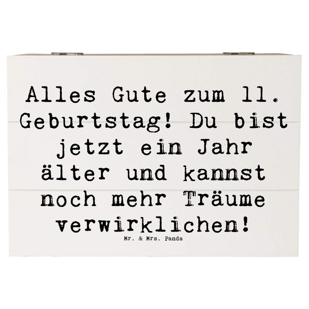 Holzkiste Spruch 11. Geburtstag Holzkiste, Kiste, Schatzkiste, Truhe, Schatulle, XXL, Erinnerungsbox, Erinnerungskiste, Dekokiste, Aufbewahrungsbox, Geschenkbox, Geschenkdose, Geburtstag, Geburtstagsgeschenk, Geschenk