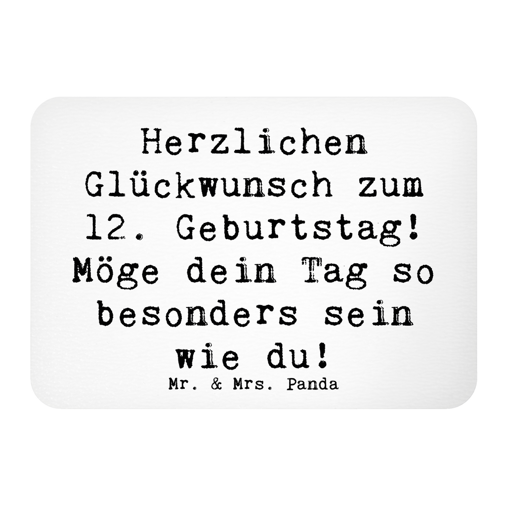 Magnet Spruch 12. Geburtstag Kühlschrankmagnet, Pinnwandmagnet, Souvenir Magnet, Motivmagnete, Dekomagnet, Whiteboard Magnet, Notiz Magnet, Kühlschrank Dekoration, Geburtstag, Geburtstagsgeschenk, Geschenk