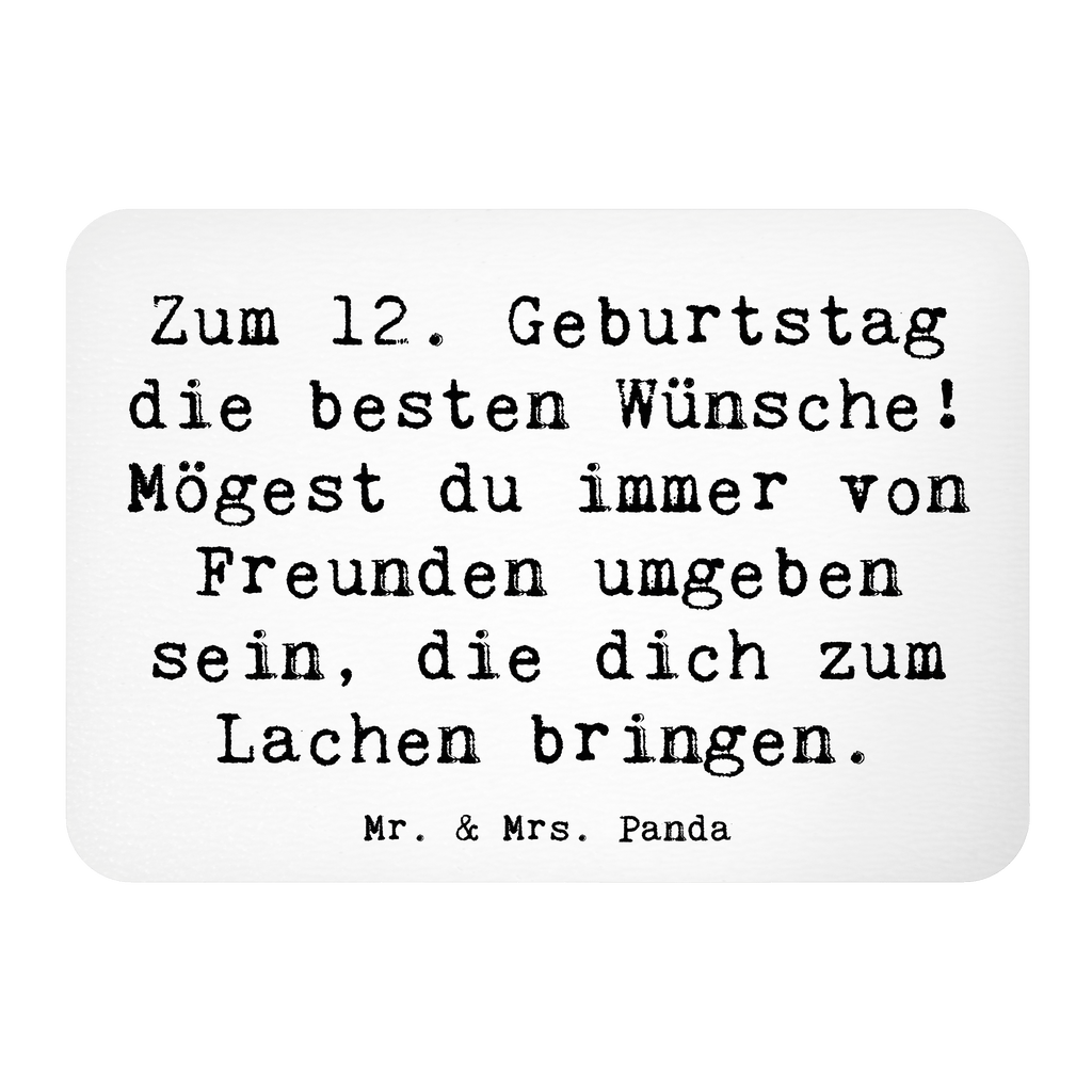 Magnet Spruch 12. Geburtstag Wünsche Kühlschrankmagnet, Pinnwandmagnet, Souvenir Magnet, Motivmagnete, Dekomagnet, Whiteboard Magnet, Notiz Magnet, Kühlschrank Dekoration, Geburtstag, Geburtstagsgeschenk, Geschenk