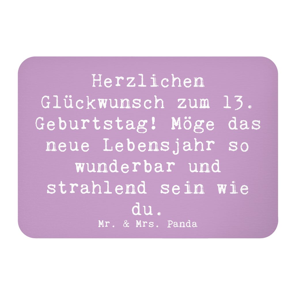 Magnet Spruch 13. Geburtstag Kühlschrankmagnet, Pinnwandmagnet, Souvenir Magnet, Motivmagnete, Dekomagnet, Whiteboard Magnet, Notiz Magnet, Kühlschrank Dekoration, Geburtstag, Geburtstagsgeschenk, Geschenk