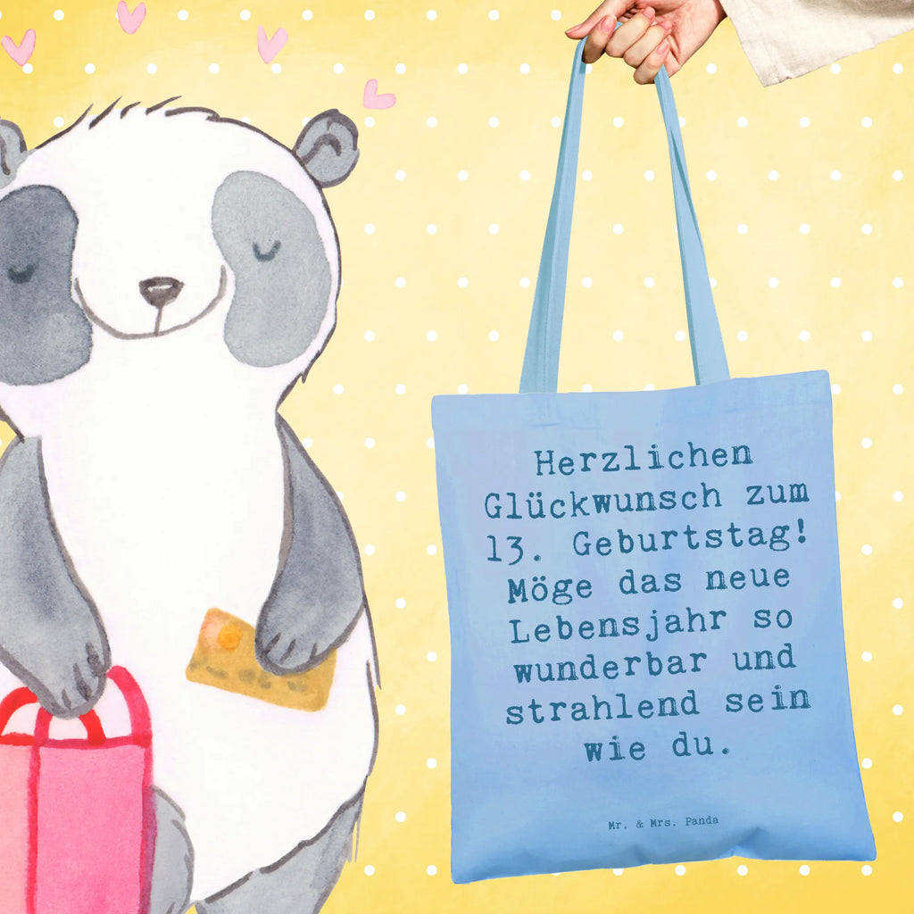 Tragetasche Spruch 13. Geburtstag Beuteltasche, Beutel, Einkaufstasche, Jutebeutel, Stoffbeutel, Tasche, Shopper, Umhängetasche, Strandtasche, Schultertasche, Stofftasche, Tragetasche, Badetasche, Jutetasche, Einkaufstüte, Laptoptasche, Geburtstag, Geburtstagsgeschenk, Geschenk