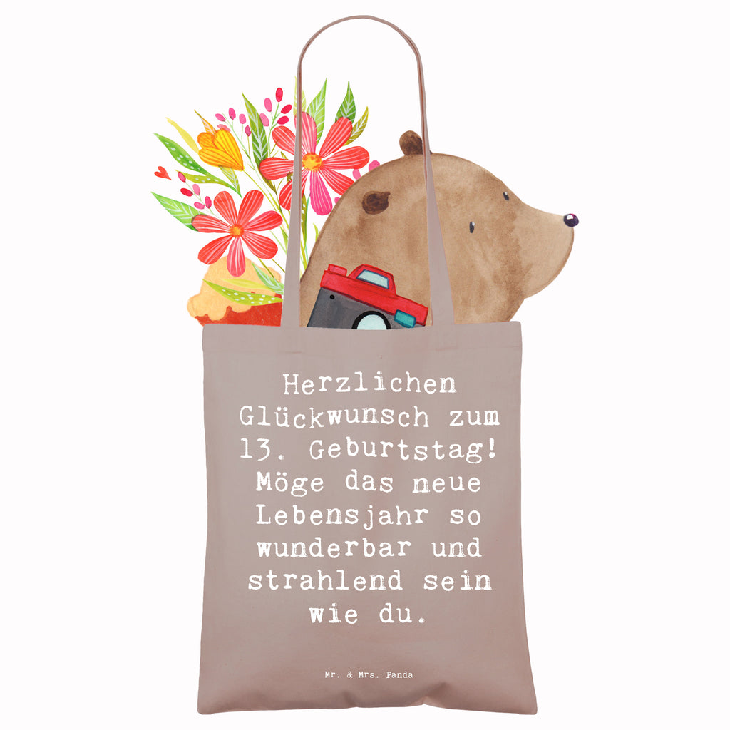 Tragetasche Spruch 13. Geburtstag Beuteltasche, Beutel, Einkaufstasche, Jutebeutel, Stoffbeutel, Tasche, Shopper, Umhängetasche, Strandtasche, Schultertasche, Stofftasche, Tragetasche, Badetasche, Jutetasche, Einkaufstüte, Laptoptasche, Geburtstag, Geburtstagsgeschenk, Geschenk