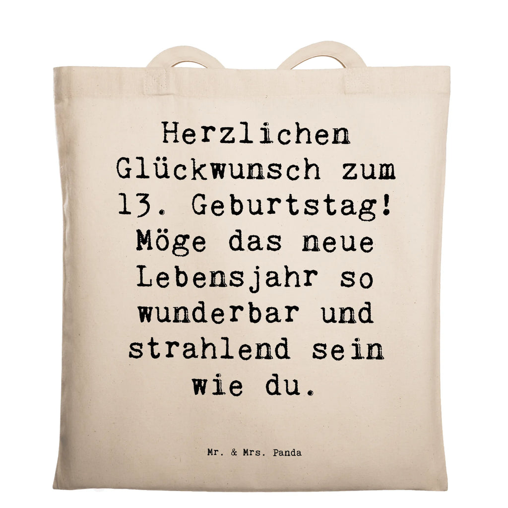 Tragetasche Spruch 13. Geburtstag Beuteltasche, Beutel, Einkaufstasche, Jutebeutel, Stoffbeutel, Tasche, Shopper, Umhängetasche, Strandtasche, Schultertasche, Stofftasche, Tragetasche, Badetasche, Jutetasche, Einkaufstüte, Laptoptasche, Geburtstag, Geburtstagsgeschenk, Geschenk