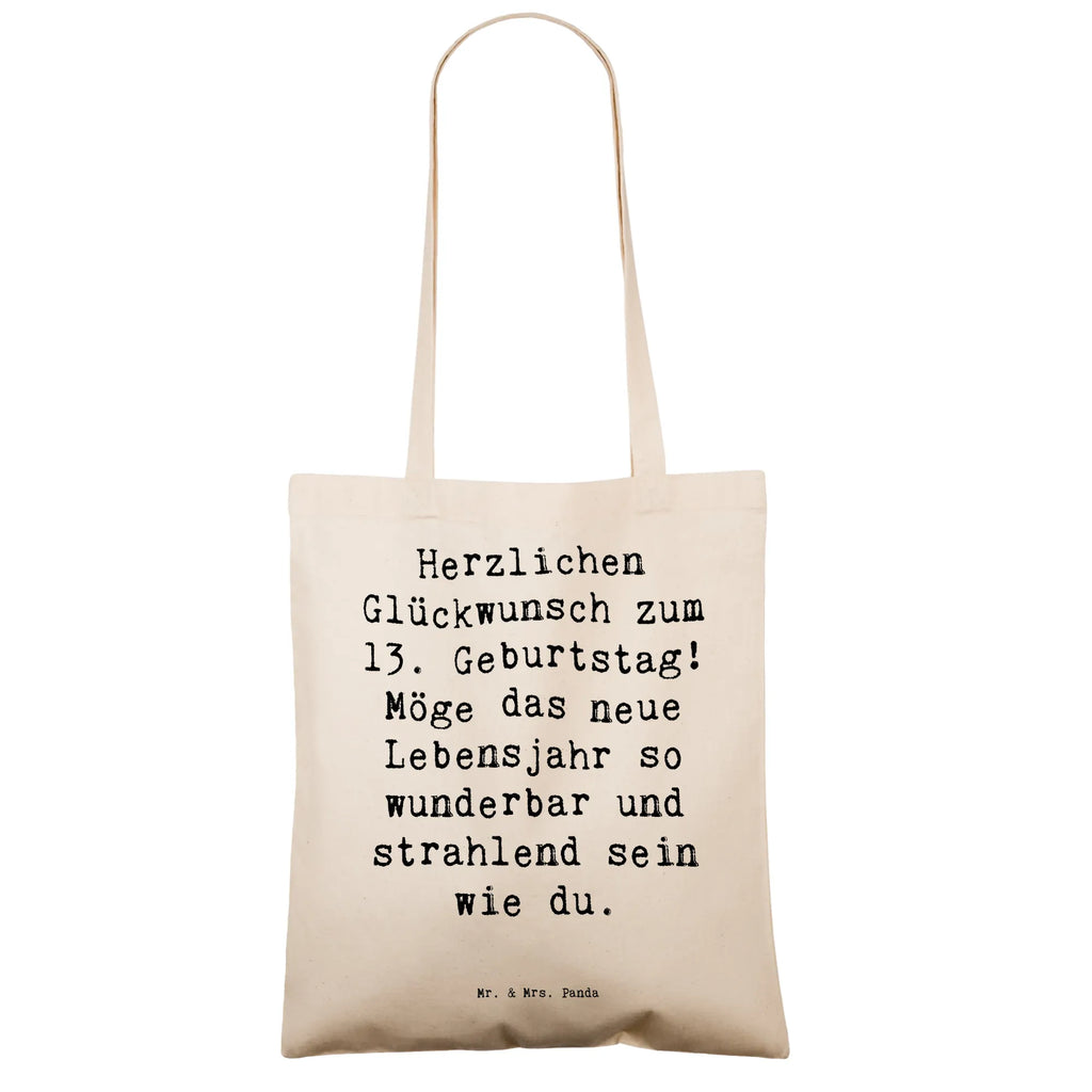 Tragetasche Spruch 13. Geburtstag Beuteltasche, Beutel, Einkaufstasche, Jutebeutel, Stoffbeutel, Tasche, Shopper, Umhängetasche, Strandtasche, Schultertasche, Stofftasche, Tragetasche, Badetasche, Jutetasche, Einkaufstüte, Laptoptasche, Geburtstag, Geburtstagsgeschenk, Geschenk