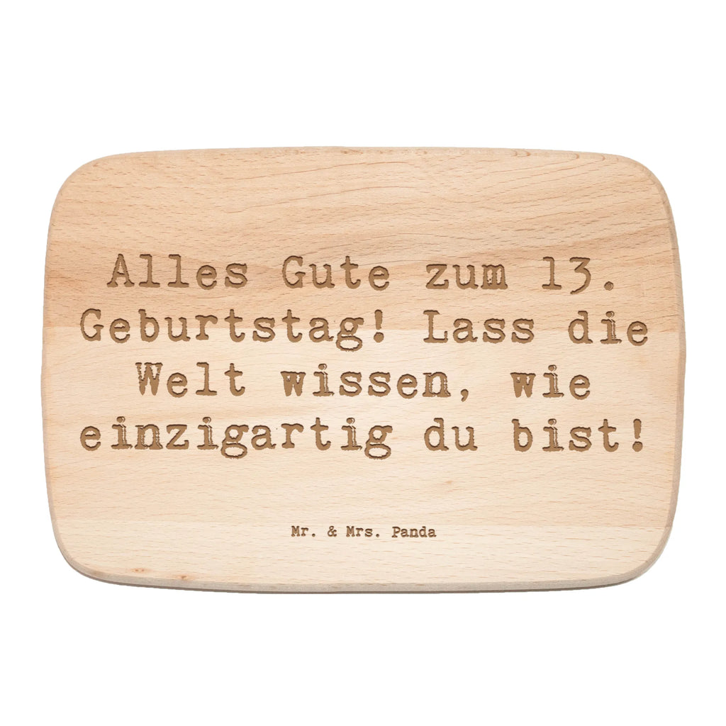 Frühstücksbrett Spruch 13. Geburtstag Frühstücksbrett, Holzbrett, Schneidebrett, Schneidebrett Holz, Frühstücksbrettchen, Küchenbrett, Geburtstag, Geburtstagsgeschenk, Geschenk