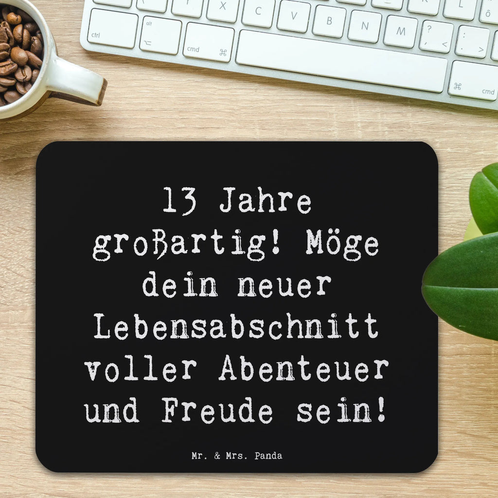 Mauspad Spruch 13. Geburtstag Freude Mousepad, Computer zubehör, Büroausstattung, PC Zubehör, Arbeitszimmer, Mauspad, Einzigartiges Mauspad, Designer Mauspad, Mausunterlage, Mauspad Büro, Geburtstag, Geburtstagsgeschenk, Geschenk