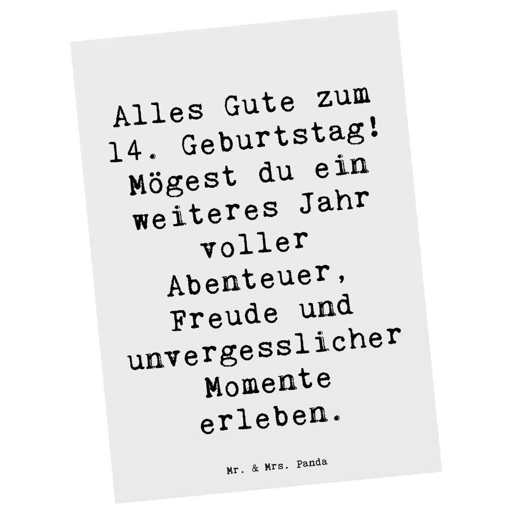 Postkarte Spruch 14. Geburtstag Postkarte, Karte, Geschenkkarte, Grußkarte, Einladung, Ansichtskarte, Geburtstagskarte, Einladungskarte, Dankeskarte, Ansichtskarten, Einladung Geburtstag, Einladungskarten Geburtstag, Geburtstag, Geburtstagsgeschenk, Geschenk