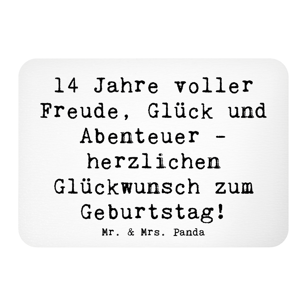 Magnet Spruch 14. Geburtstag Freude Kühlschrankmagnet, Pinnwandmagnet, Souvenir Magnet, Motivmagnete, Dekomagnet, Whiteboard Magnet, Notiz Magnet, Kühlschrank Dekoration, Geburtstag, Geburtstagsgeschenk, Geschenk