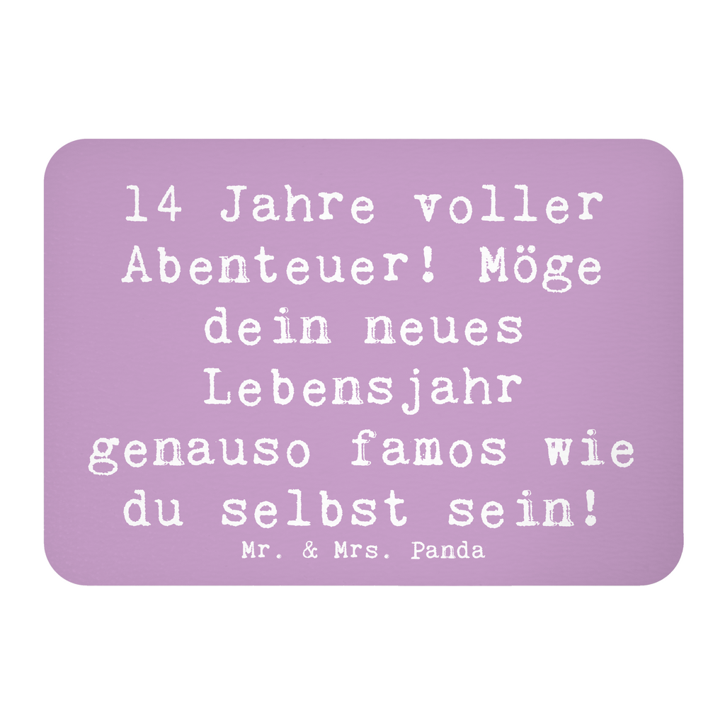 Magnet Spruch 14. Geburtstag Abenteuer Kühlschrankmagnet, Pinnwandmagnet, Souvenir Magnet, Motivmagnete, Dekomagnet, Whiteboard Magnet, Notiz Magnet, Kühlschrank Dekoration, Geburtstag, Geburtstagsgeschenk, Geschenk