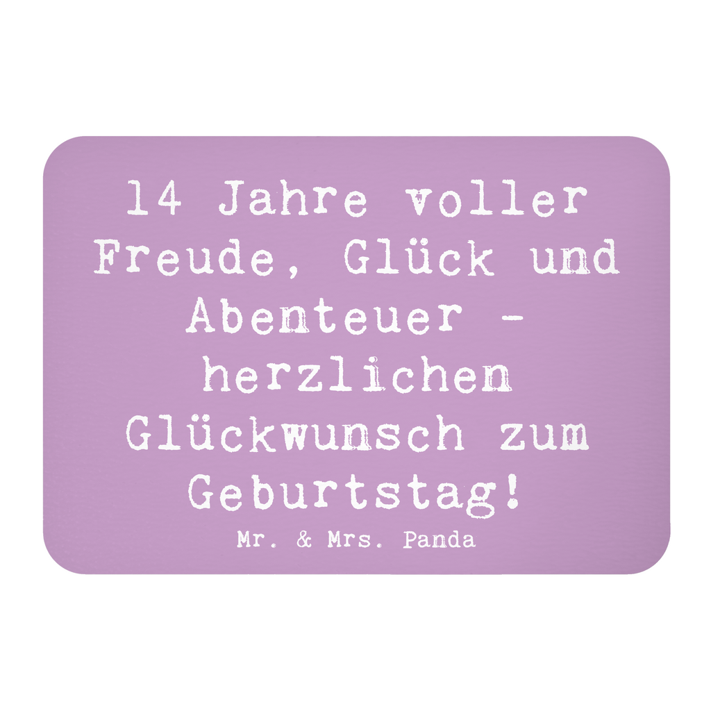 Magnet Spruch 14. Geburtstag Freude Kühlschrankmagnet, Pinnwandmagnet, Souvenir Magnet, Motivmagnete, Dekomagnet, Whiteboard Magnet, Notiz Magnet, Kühlschrank Dekoration, Geburtstag, Geburtstagsgeschenk, Geschenk