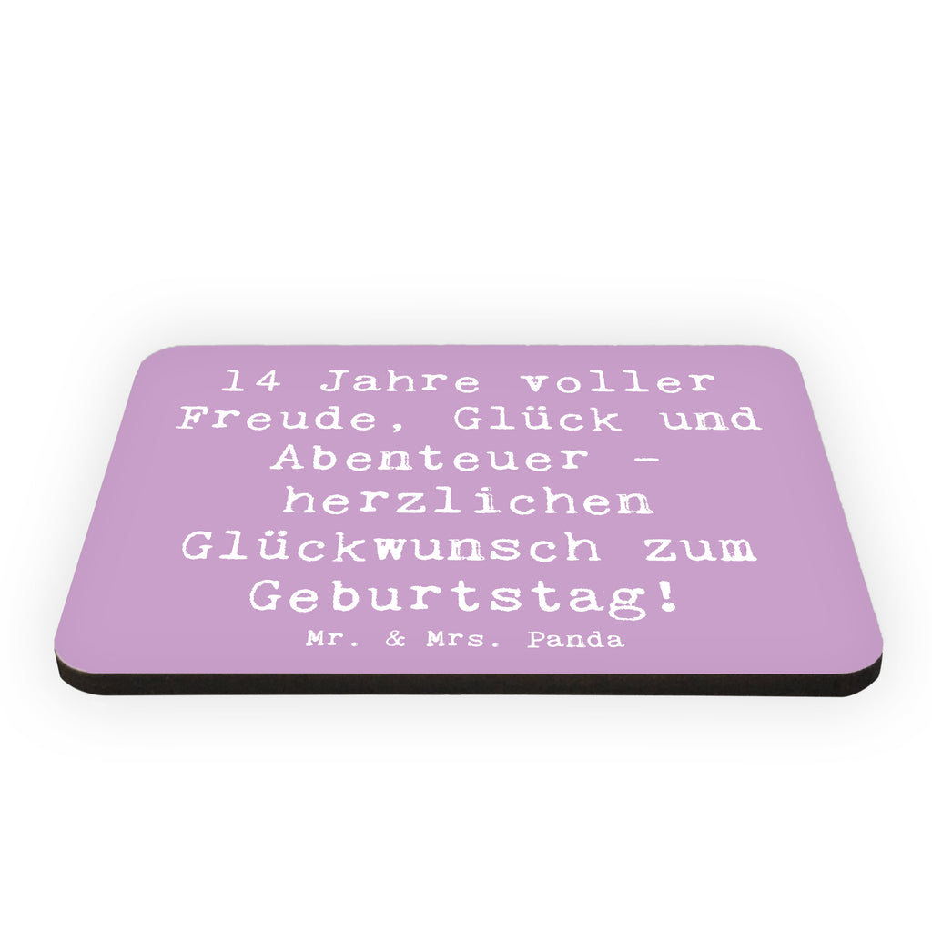 Magnet Spruch 14. Geburtstag Freude Kühlschrankmagnet, Pinnwandmagnet, Souvenir Magnet, Motivmagnete, Dekomagnet, Whiteboard Magnet, Notiz Magnet, Kühlschrank Dekoration, Geburtstag, Geburtstagsgeschenk, Geschenk