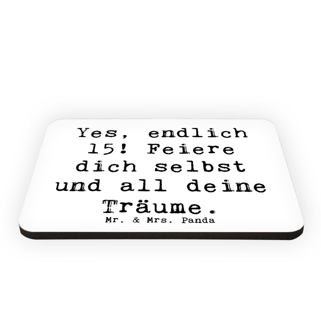 Magnet Spruch 15. Geburtstag Freude Kühlschrankmagnet, Pinnwandmagnet, Souvenir Magnet, Motivmagnete, Dekomagnet, Whiteboard Magnet, Notiz Magnet, Kühlschrank Dekoration, Geburtstag, Geburtstagsgeschenk, Geschenk