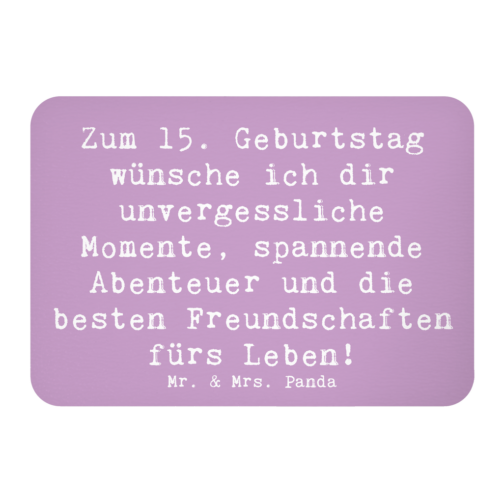 Magnet Spruch 15. Geburtstag Kühlschrankmagnet, Pinnwandmagnet, Souvenir Magnet, Motivmagnete, Dekomagnet, Whiteboard Magnet, Notiz Magnet, Kühlschrank Dekoration, Geburtstag, Geburtstagsgeschenk, Geschenk