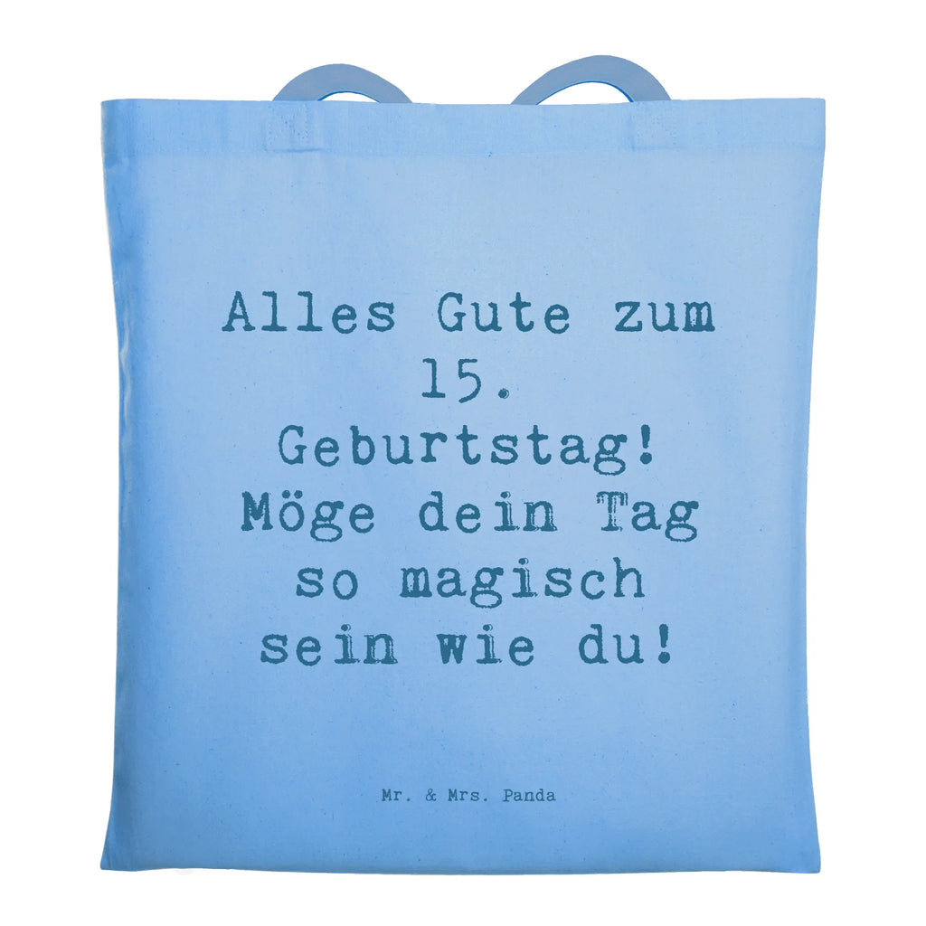 Tragetasche Spruch 15. Geburtstag Magisch Beuteltasche, Beutel, Einkaufstasche, Jutebeutel, Stoffbeutel, Tasche, Shopper, Umhängetasche, Strandtasche, Schultertasche, Stofftasche, Tragetasche, Badetasche, Jutetasche, Einkaufstüte, Laptoptasche, Geburtstag, Geburtstagsgeschenk, Geschenk