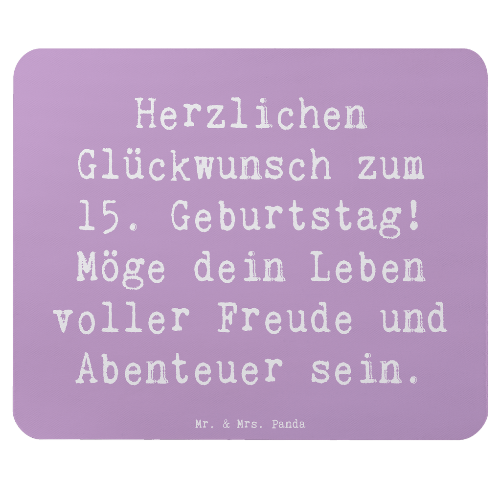 Mauspad Spruch 15. Geburtstag Glückwünsche Mousepad, Computer zubehör, Büroausstattung, PC Zubehör, Arbeitszimmer, Mauspad, Einzigartiges Mauspad, Designer Mauspad, Mausunterlage, Mauspad Büro, Geburtstag, Geburtstagsgeschenk, Geschenk