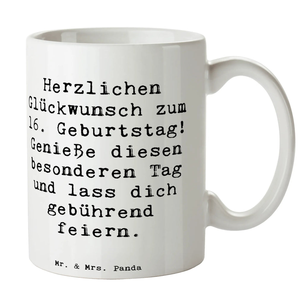 Tasse Spruch 16. Geburtstag Tasse, Kaffeetasse, Teetasse, Becher, Kaffeebecher, Teebecher, Keramiktasse, Porzellantasse, Büro Tasse, Geschenk Tasse, Tasse Sprüche, Tasse Motive, Kaffeetassen, Tasse bedrucken, Designer Tasse, Cappuccino Tassen, Schöne Teetassen, Geburtstag, Geburtstagsgeschenk, Geschenk