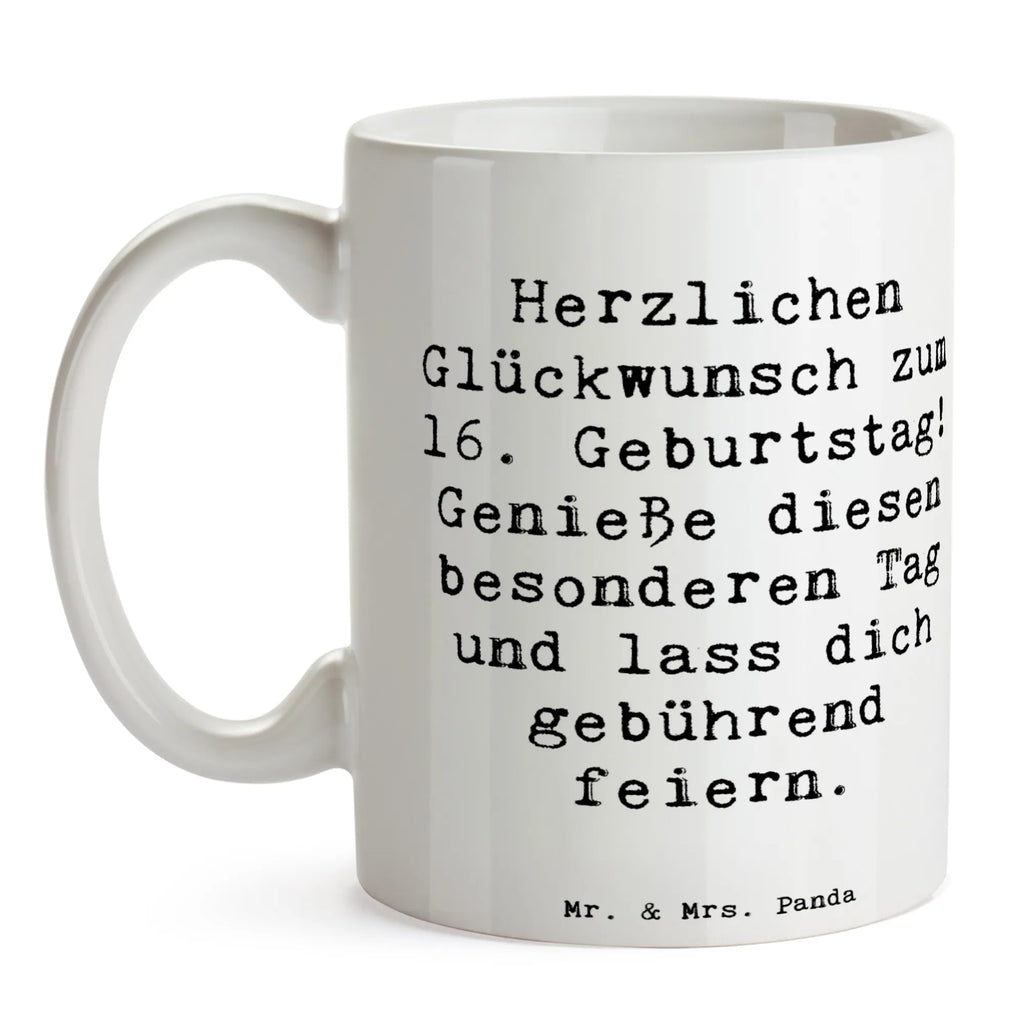 Tasse Spruch 16. Geburtstag Tasse, Kaffeetasse, Teetasse, Becher, Kaffeebecher, Teebecher, Keramiktasse, Porzellantasse, Büro Tasse, Geschenk Tasse, Tasse Sprüche, Tasse Motive, Kaffeetassen, Tasse bedrucken, Designer Tasse, Cappuccino Tassen, Schöne Teetassen, Geburtstag, Geburtstagsgeschenk, Geschenk