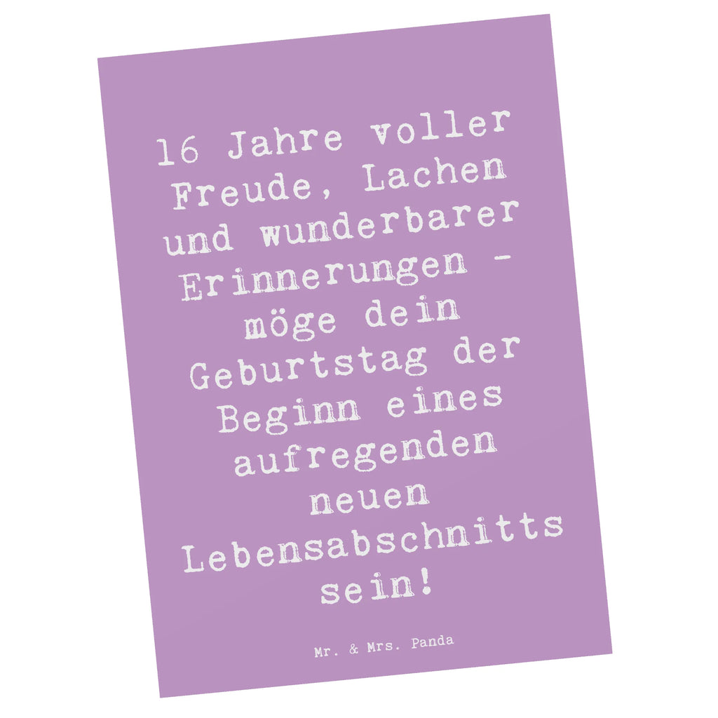 Postkarte Spruch 16. Geburtstag Freude Postkarte, Karte, Geschenkkarte, Grußkarte, Einladung, Ansichtskarte, Geburtstagskarte, Einladungskarte, Dankeskarte, Ansichtskarten, Einladung Geburtstag, Einladungskarten Geburtstag, Geburtstag, Geburtstagsgeschenk, Geschenk