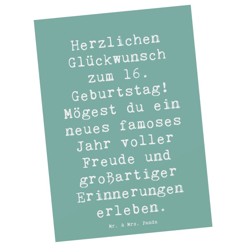 Postkarte Spruch 16. Geburtstag Postkarte, Karte, Geschenkkarte, Grußkarte, Einladung, Ansichtskarte, Geburtstagskarte, Einladungskarte, Dankeskarte, Ansichtskarten, Einladung Geburtstag, Einladungskarten Geburtstag, Geburtstag, Geburtstagsgeschenk, Geschenk