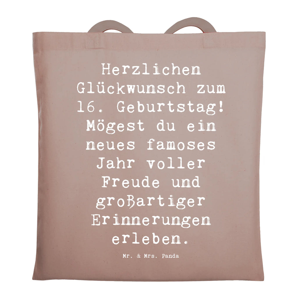 Tragetasche Spruch 16. Geburtstag Beuteltasche, Beutel, Einkaufstasche, Jutebeutel, Stoffbeutel, Tasche, Shopper, Umhängetasche, Strandtasche, Schultertasche, Stofftasche, Tragetasche, Badetasche, Jutetasche, Einkaufstüte, Laptoptasche, Geburtstag, Geburtstagsgeschenk, Geschenk