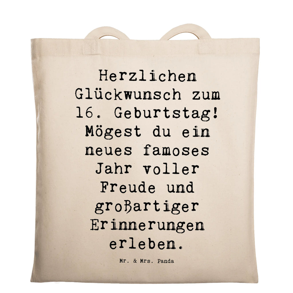 Tragetasche Spruch 16. Geburtstag Beuteltasche, Beutel, Einkaufstasche, Jutebeutel, Stoffbeutel, Tasche, Shopper, Umhängetasche, Strandtasche, Schultertasche, Stofftasche, Tragetasche, Badetasche, Jutetasche, Einkaufstüte, Laptoptasche, Geburtstag, Geburtstagsgeschenk, Geschenk