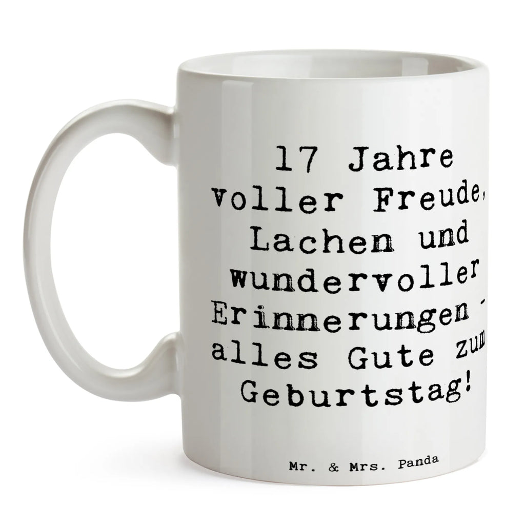 Tasse Spruch 17. Geburtstag Freude Tasse, Kaffeetasse, Teetasse, Becher, Kaffeebecher, Teebecher, Keramiktasse, Porzellantasse, Büro Tasse, Geschenk Tasse, Tasse Sprüche, Tasse Motive, Kaffeetassen, Tasse bedrucken, Designer Tasse, Cappuccino Tassen, Schöne Teetassen, Geburtstag, Geburtstagsgeschenk, Geschenk