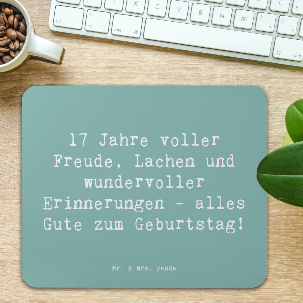 Mauspad Spruch 17. Geburtstag Freude Mousepad, Computer zubehör, Büroausstattung, PC Zubehör, Arbeitszimmer, Mauspad, Einzigartiges Mauspad, Designer Mauspad, Mausunterlage, Mauspad Büro, Geburtstag, Geburtstagsgeschenk, Geschenk