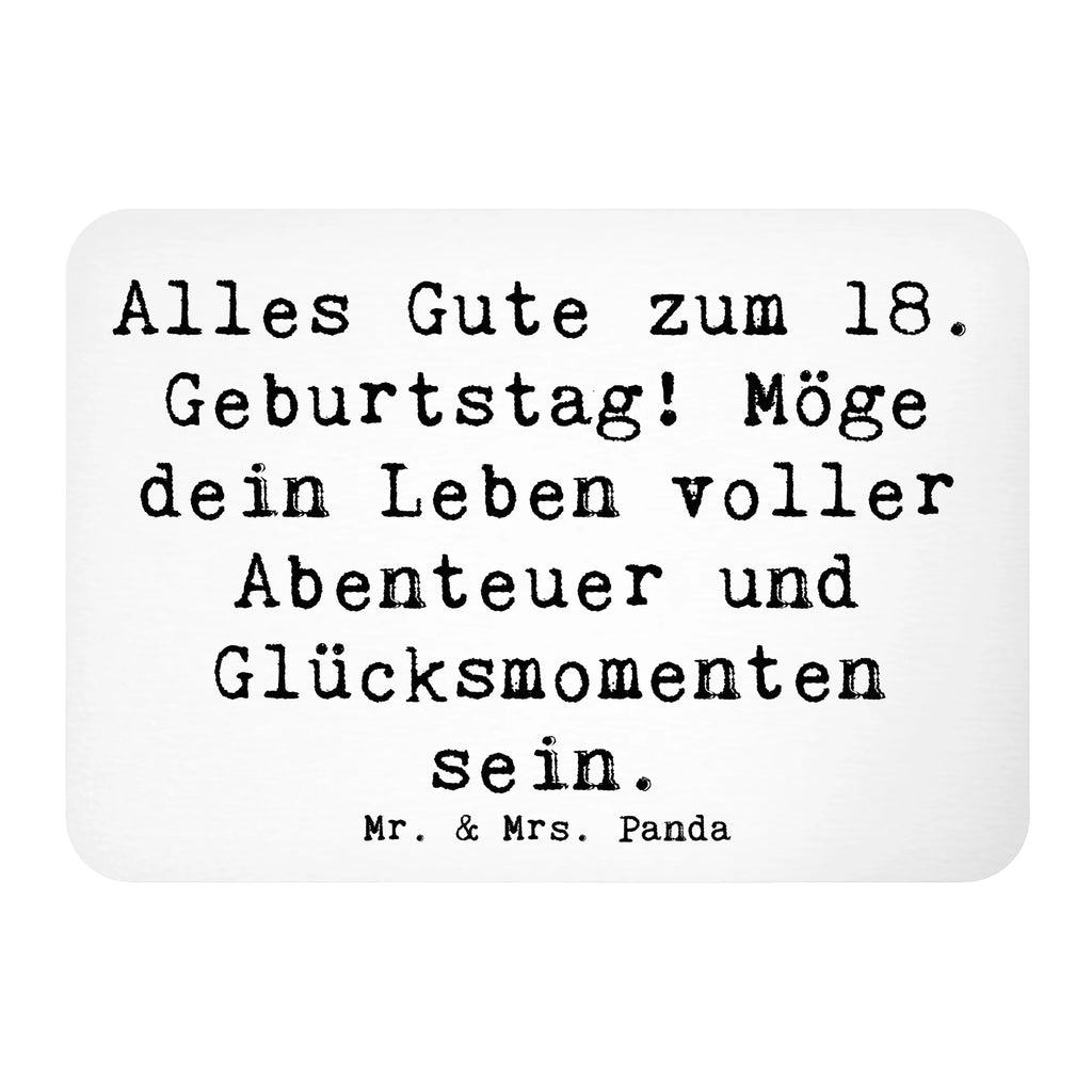 Magnet Spruch 18. Geburtstag Kühlschrankmagnet, Pinnwandmagnet, Souvenir Magnet, Motivmagnete, Dekomagnet, Whiteboard Magnet, Notiz Magnet, Kühlschrank Dekoration, Geburtstag, Geburtstagsgeschenk, Geschenk