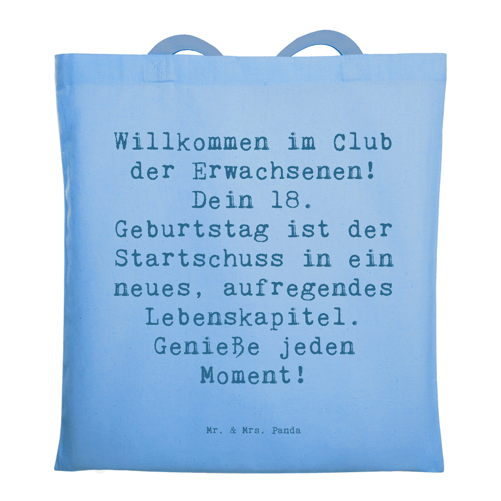 Tragetasche Spruch 18. Geburtstag Start Beuteltasche, Beutel, Einkaufstasche, Jutebeutel, Stoffbeutel, Tasche, Shopper, Umhängetasche, Strandtasche, Schultertasche, Stofftasche, Tragetasche, Badetasche, Jutetasche, Einkaufstüte, Laptoptasche, Geburtstag, Geburtstagsgeschenk, Geschenk