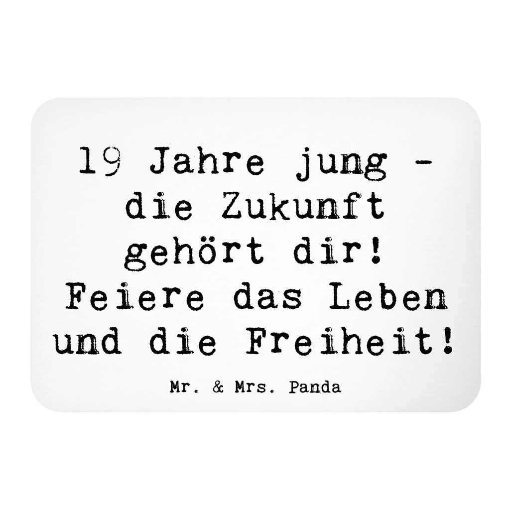 Magnet Spruch 19. Geburtstag Kühlschrankmagnet, Pinnwandmagnet, Souvenir Magnet, Motivmagnete, Dekomagnet, Whiteboard Magnet, Notiz Magnet, Kühlschrank Dekoration, Geburtstag, Geburtstagsgeschenk, Geschenk