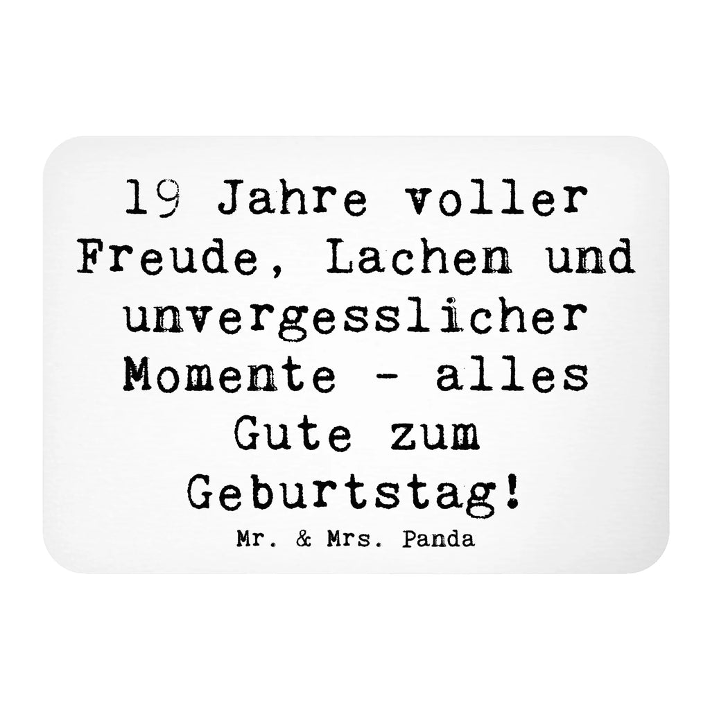 Magnet Spruch 19. Geburtstag Freude Kühlschrankmagnet, Pinnwandmagnet, Souvenir Magnet, Motivmagnete, Dekomagnet, Whiteboard Magnet, Notiz Magnet, Kühlschrank Dekoration, Geburtstag, Geburtstagsgeschenk, Geschenk