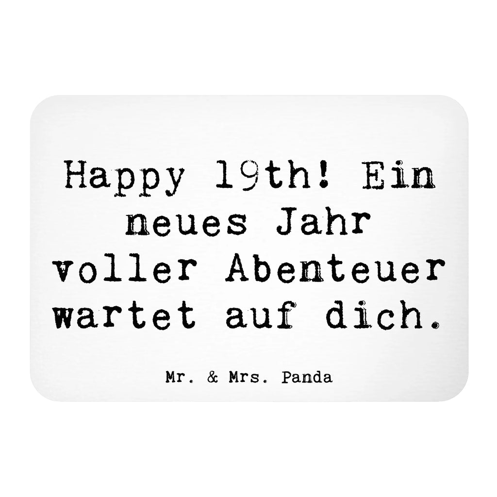 Magnet Spruch 19. Geburtstag Abenteuer Kühlschrankmagnet, Pinnwandmagnet, Souvenir Magnet, Motivmagnete, Dekomagnet, Whiteboard Magnet, Notiz Magnet, Kühlschrank Dekoration, Geburtstag, Geburtstagsgeschenk, Geschenk