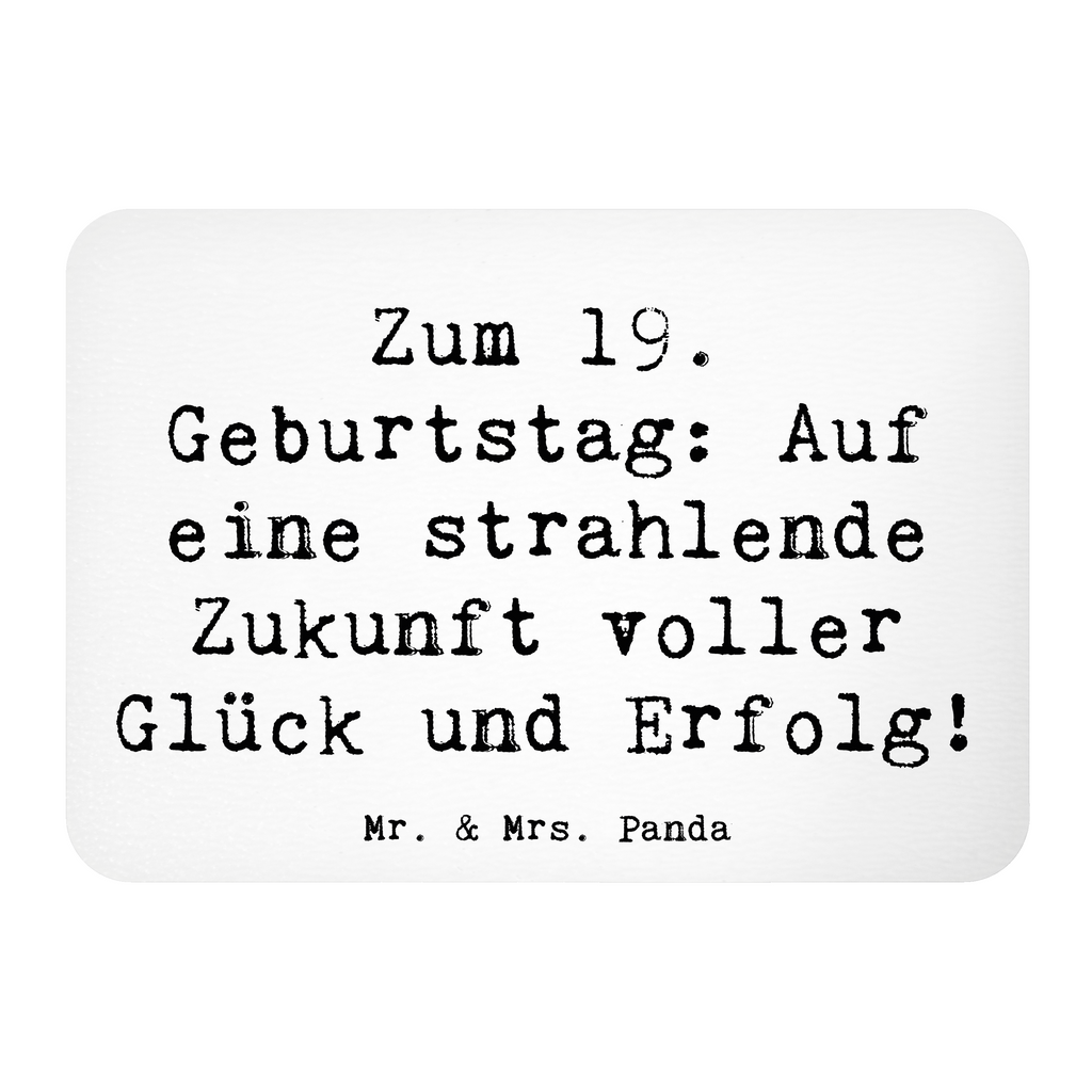 Magnet Spruch 19. Geburtstag Zukunft Kühlschrankmagnet, Pinnwandmagnet, Souvenir Magnet, Motivmagnete, Dekomagnet, Whiteboard Magnet, Notiz Magnet, Kühlschrank Dekoration, Geburtstag, Geburtstagsgeschenk, Geschenk