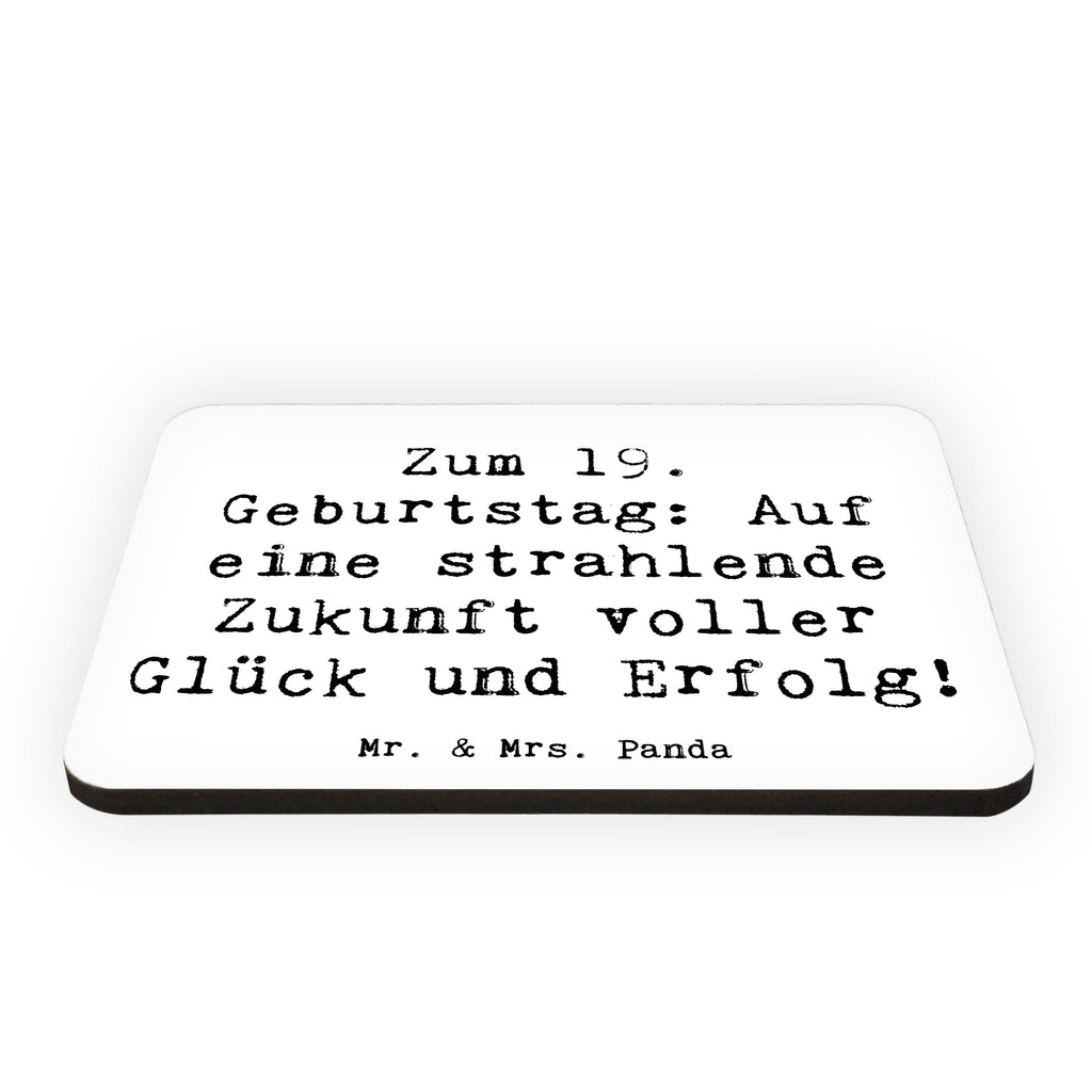 Magnet Spruch 19. Geburtstag Zukunft Kühlschrankmagnet, Pinnwandmagnet, Souvenir Magnet, Motivmagnete, Dekomagnet, Whiteboard Magnet, Notiz Magnet, Kühlschrank Dekoration, Geburtstag, Geburtstagsgeschenk, Geschenk