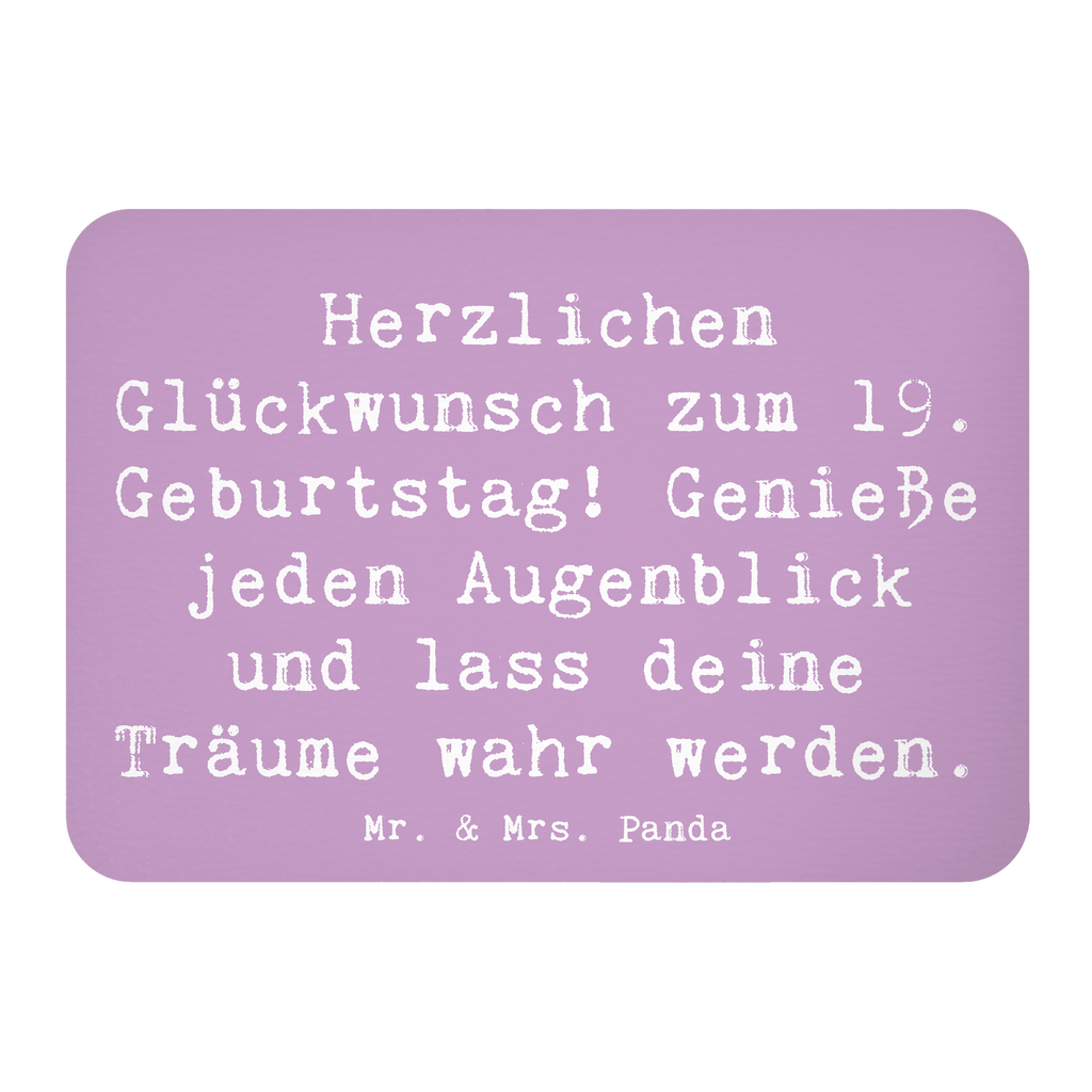 Magnet Spruch 19. Geburtstag Freude Kühlschrankmagnet, Pinnwandmagnet, Souvenir Magnet, Motivmagnete, Dekomagnet, Whiteboard Magnet, Notiz Magnet, Kühlschrank Dekoration, Geburtstag, Geburtstagsgeschenk, Geschenk