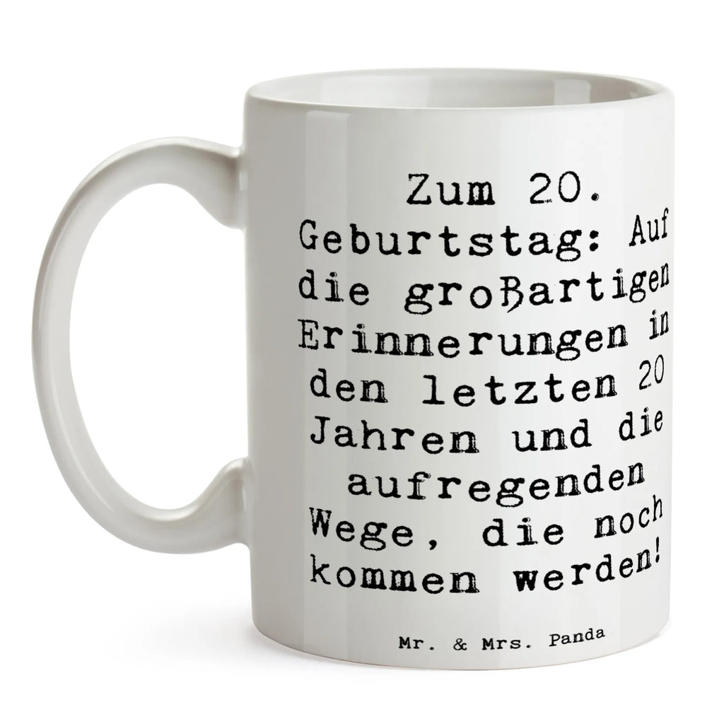 Tasse Spruch 20. Geburtstag Tasse, Kaffeetasse, Teetasse, Becher, Kaffeebecher, Teebecher, Keramiktasse, Porzellantasse, Büro Tasse, Geschenk Tasse, Tasse Sprüche, Tasse Motive, Kaffeetassen, Tasse bedrucken, Designer Tasse, Cappuccino Tassen, Schöne Teetassen, Geburtstag, Geburtstagsgeschenk, Geschenk