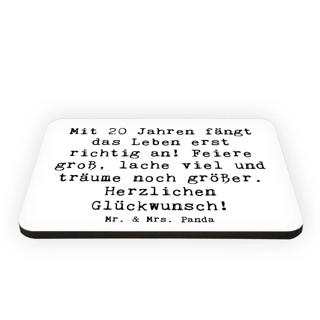 Magnet Spruch 20. Geburtstag Kühlschrankmagnet, Pinnwandmagnet, Souvenir Magnet, Motivmagnete, Dekomagnet, Whiteboard Magnet, Notiz Magnet, Kühlschrank Dekoration, Geburtstag, Geburtstagsgeschenk, Geschenk